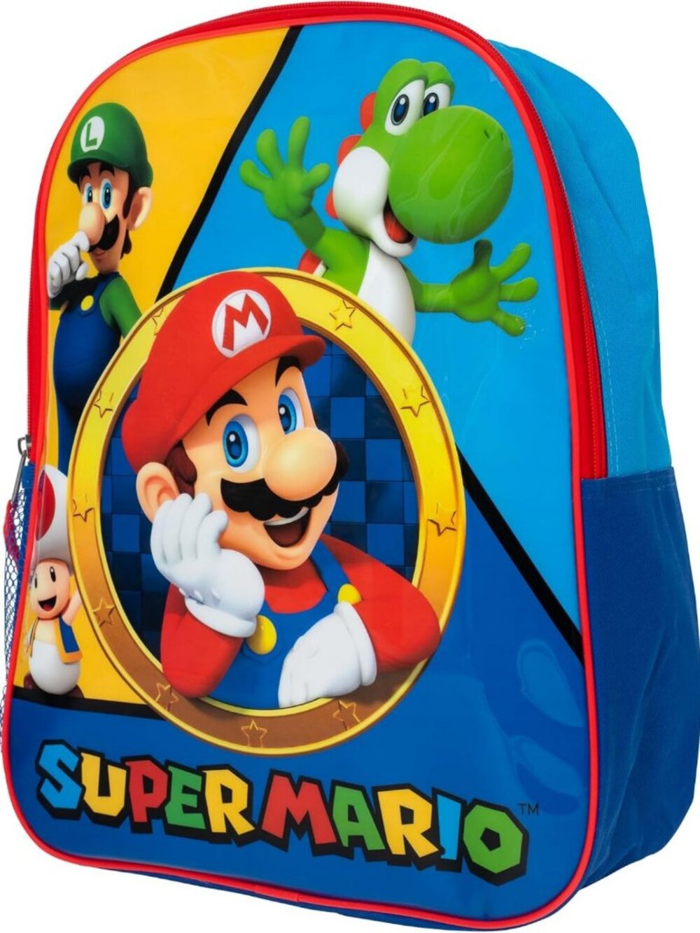 Super Mario Kids Backpack - 15" School Bag for Boys & Girls, Fun Characters